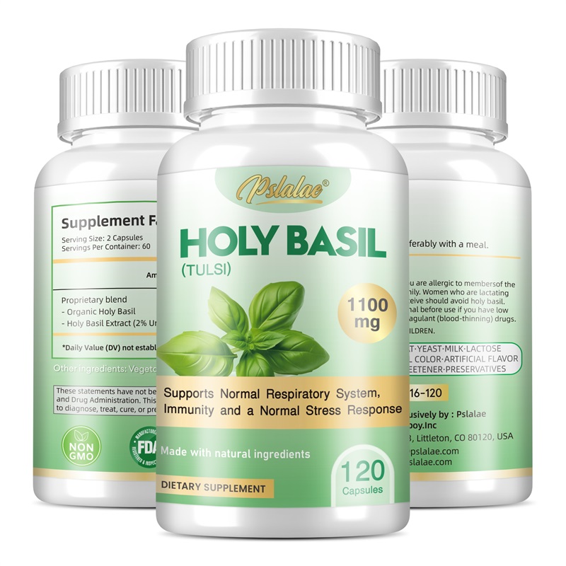 Tulsi Holy Basil - Capsule di basilico sacro: migliorano l'immunità,