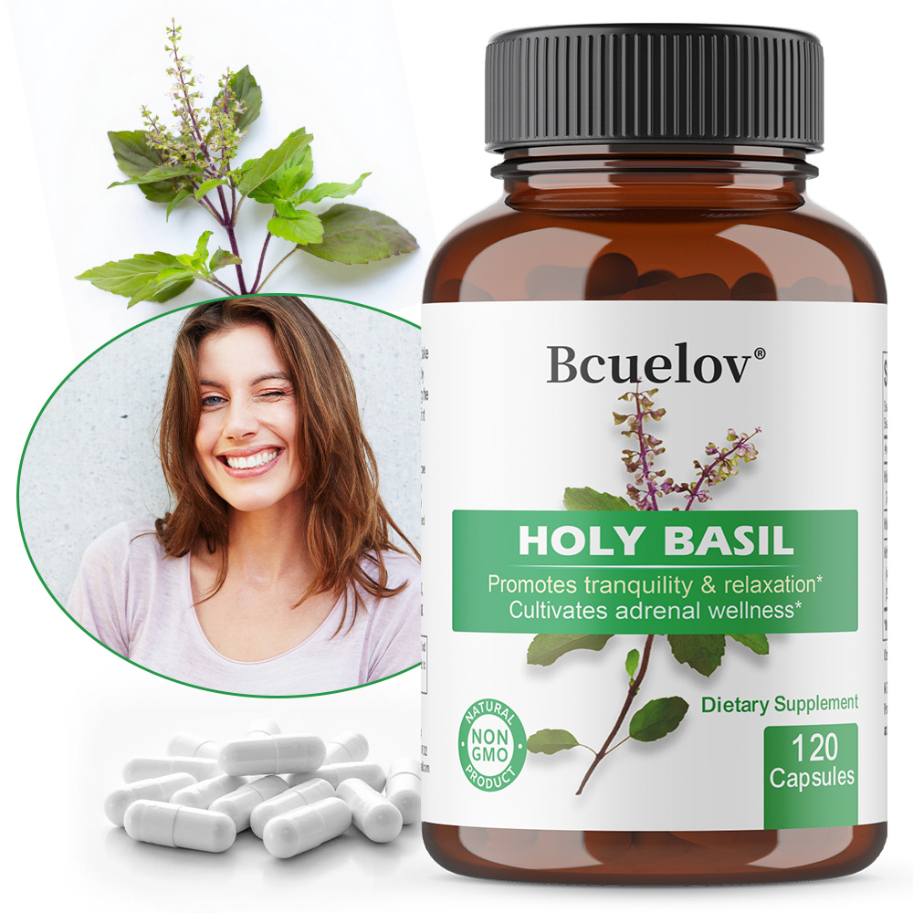 Tulsi Holy Basil - Capsule di Estratto di Basilico Sacro