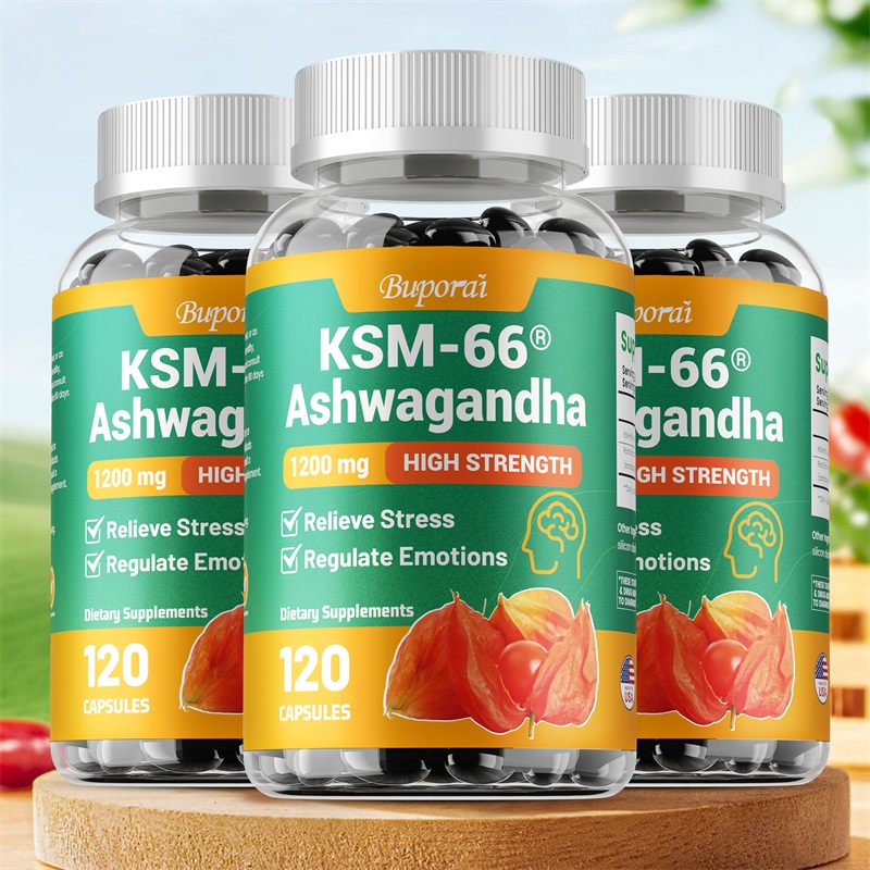 Tulsi Holy Basil - KSM-66 Capsule di estratti di Ashwagandha: