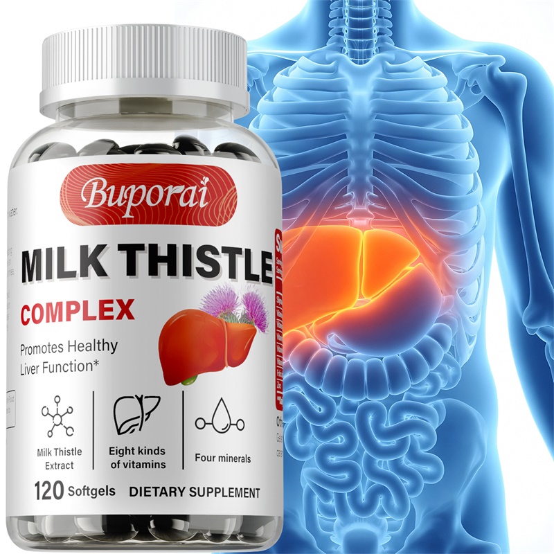Milk Thistle Silymarin - Capsule di Cardo Mariano - per