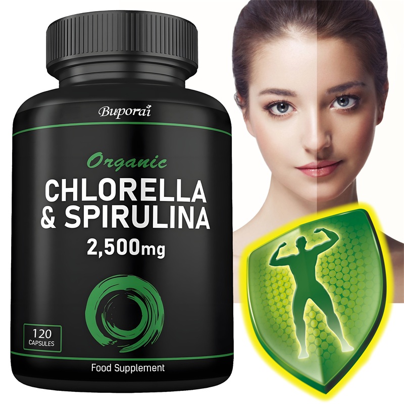 Tulsi Holy Basil - Clorella e Spirulina biologica 2500mg -