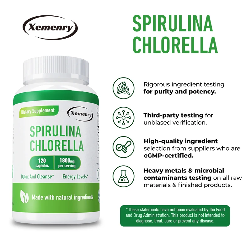 Capsule di clorella di spiruli - Tulsi Holy Basil recensione e prezzo