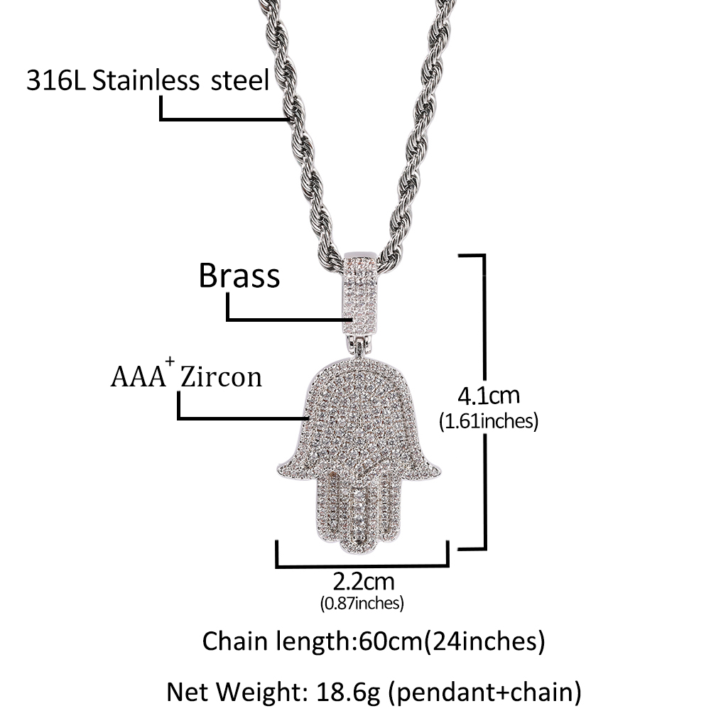 UWIN Mini Hamsa Collana con pe - Tulsi Holy Basil recensione e prezzo
